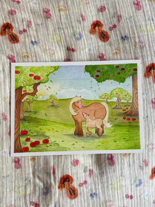 Mommy and Baby Horse