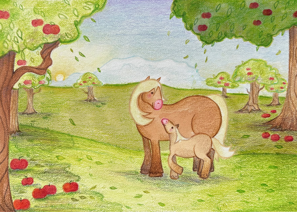 Mommy and Baby Horse